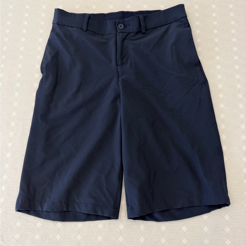 Nike Boy’s Dark Blue Flat Front Golf Shorts